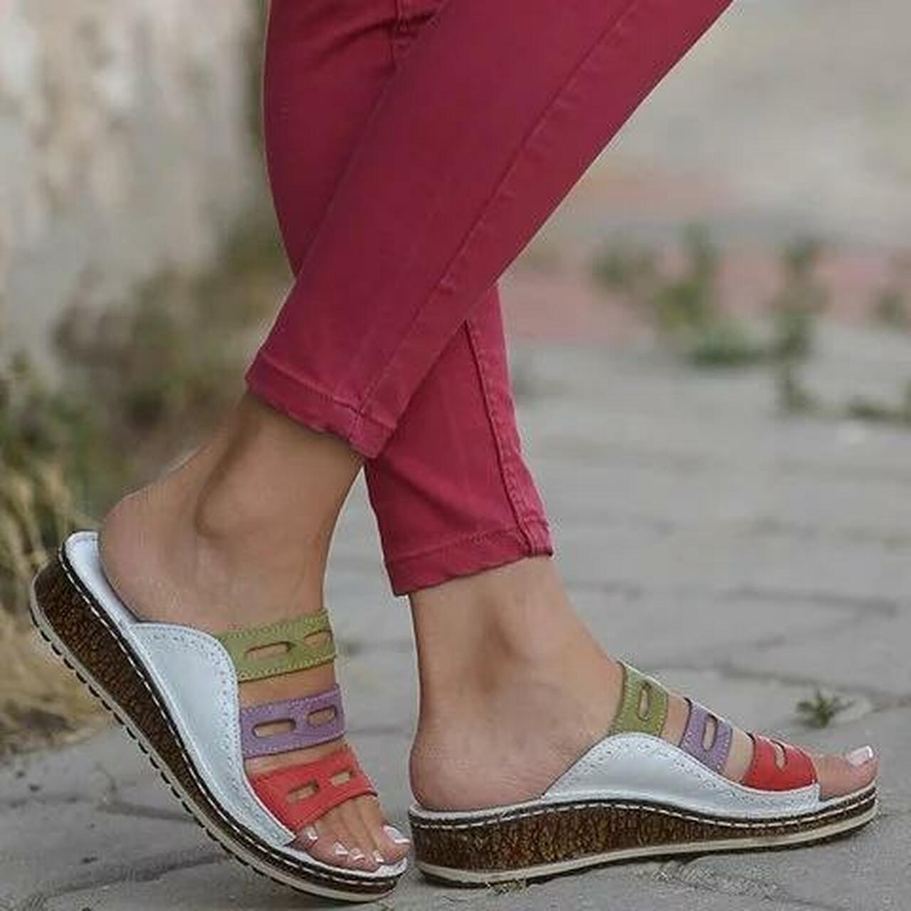 PREMIUM ORTHOPEDIC TRICOLOR SANDALS - 2025 BEST SELLER