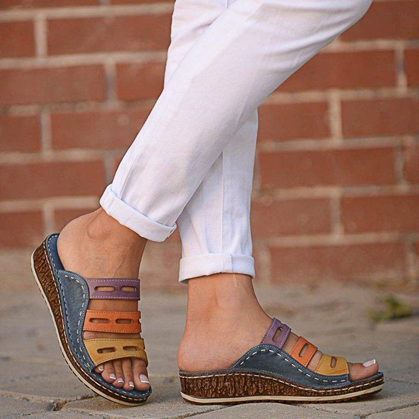 PREMIUM ORTHOPEDIC TRICOLOR SANDALS - 2025 BEST SELLER