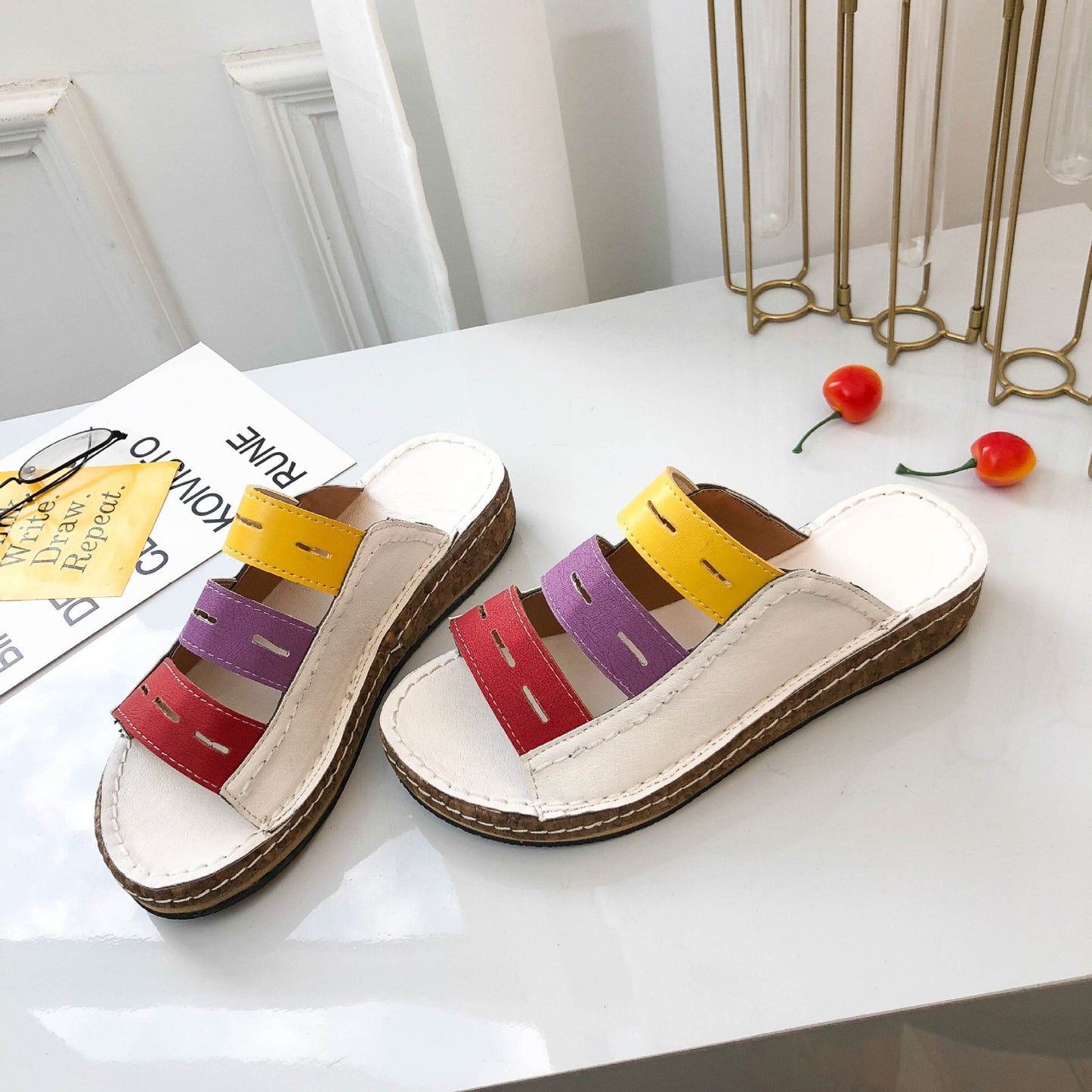 PREMIUM ORTHOPEDIC TRICOLOR SANDALS - 2025 BEST SELLER