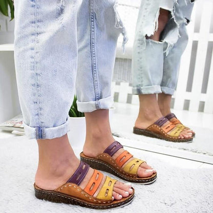 PREMIUM ORTHOPEDIC TRICOLOR SANDALS - 2025 BEST SELLER