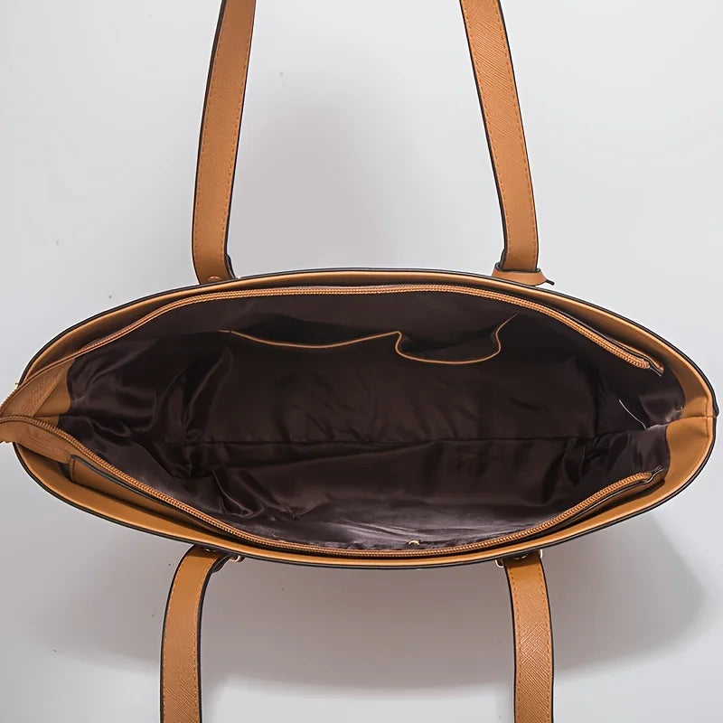 Set of 4 modern leather bags