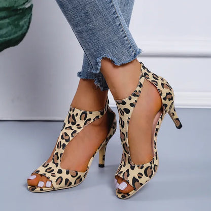 WOMEN ORTHOPEDIC MID-HEEL ROUND TOE SANDALS