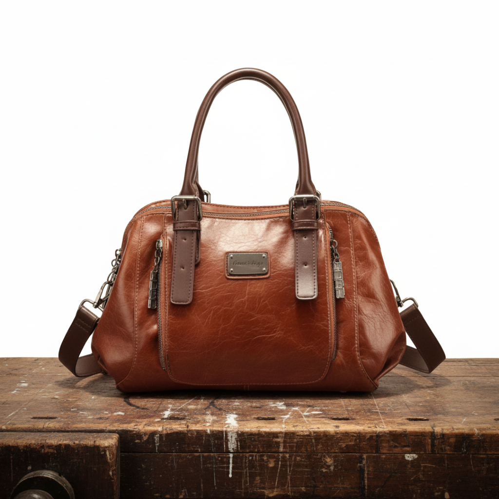 Red luxury cube bag