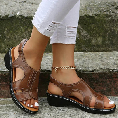PREMIUM™ ORTHOPEDIC LEATHER WEDGE SANDALS 2025