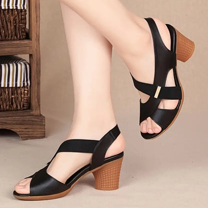 YARRADEEN™ WOMEN'S CHUNKY HEELED SANDALS