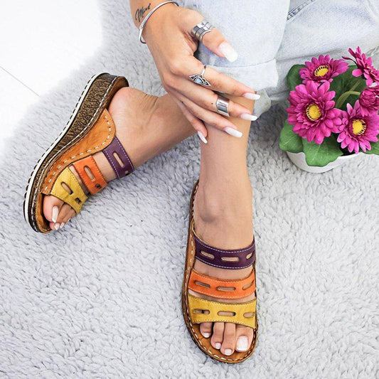 PREMIUM ORTHOPEDIC TRICOLOR SANDALS - 2025 BEST SELLER